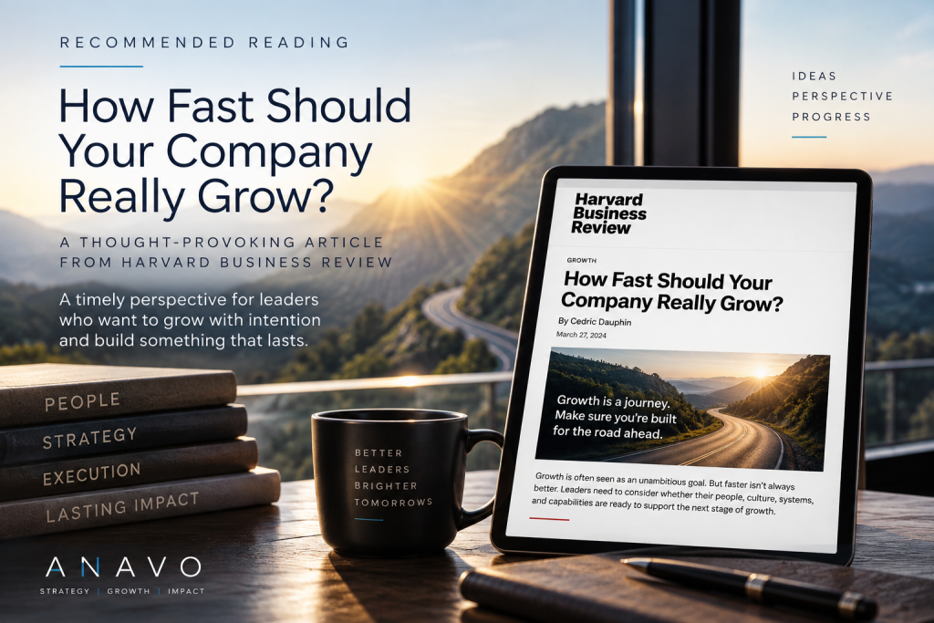 Recommended reading: How Fast Should Your Company Really Grow?