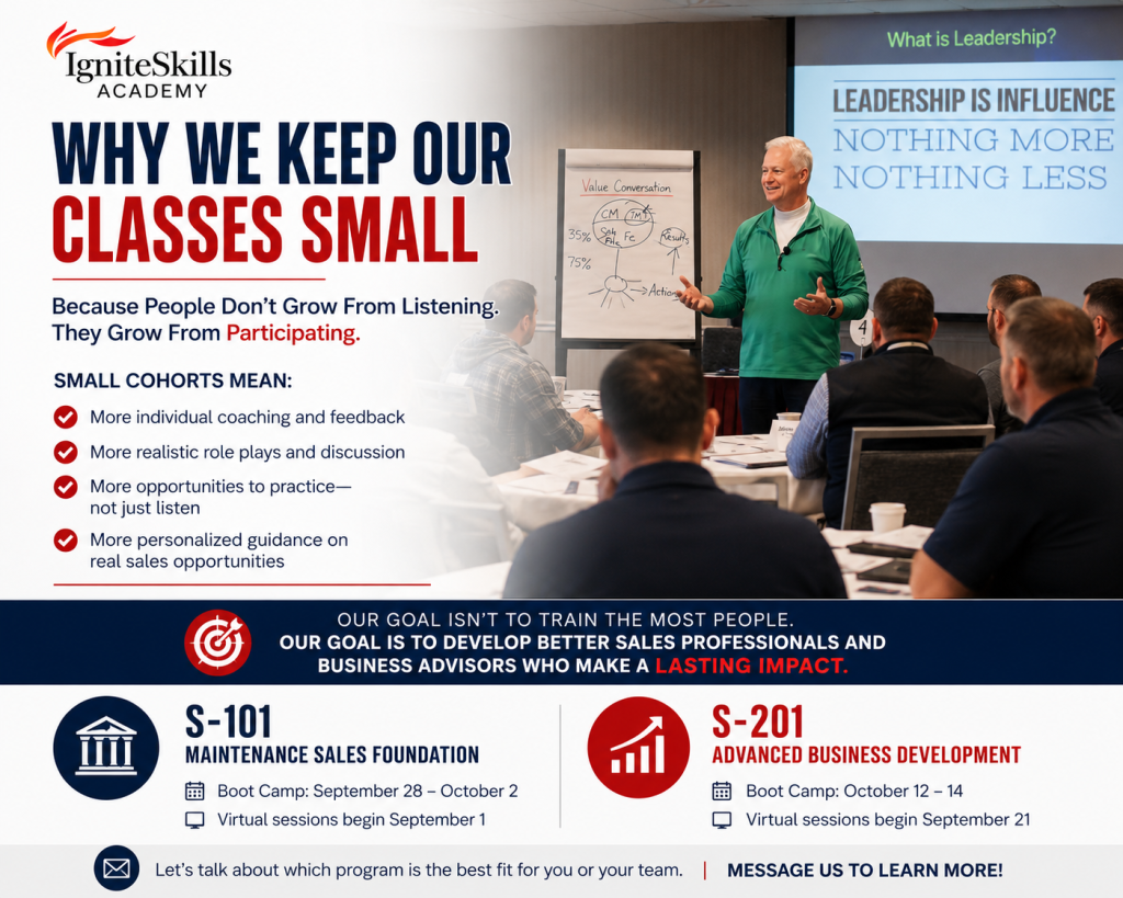 Why We Keep Our Classes Small: IgniteSkills Academy class and course overview